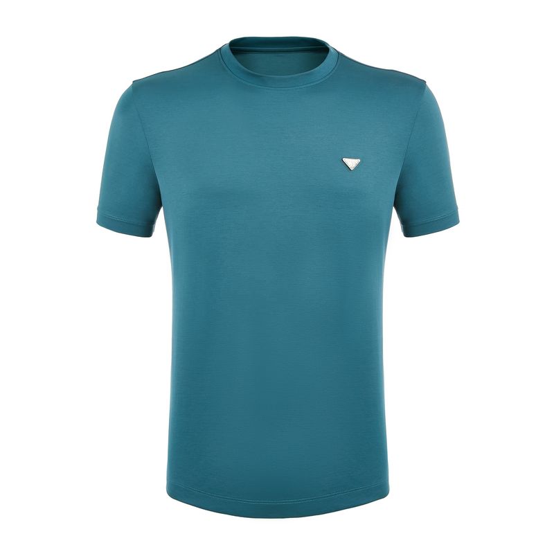 T-Shirt für Männer in leerer Farbe mit individuellem Logo aus 100% Baumwolle