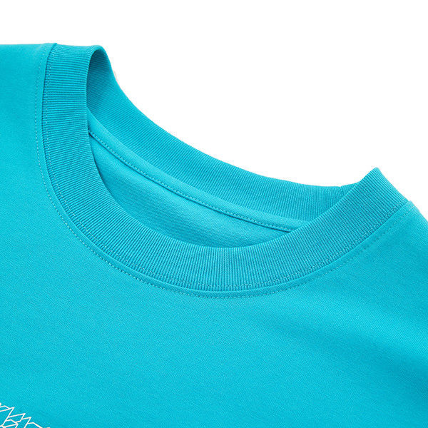 Anpassungsfähige Muster Anti-Falten Wesentliche Baumwollstoffe Herren T-Shirts Für Komfort