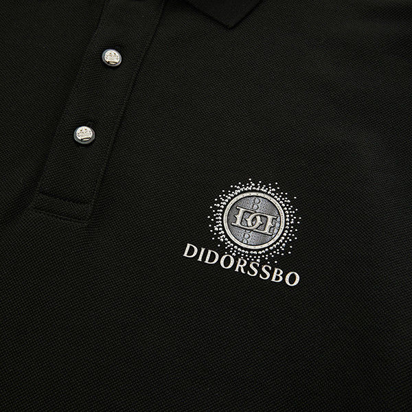 Männer-Casual-Style Anti-Pilling-Polo-Shirt mit individuellen Farben und gesticktem Logo