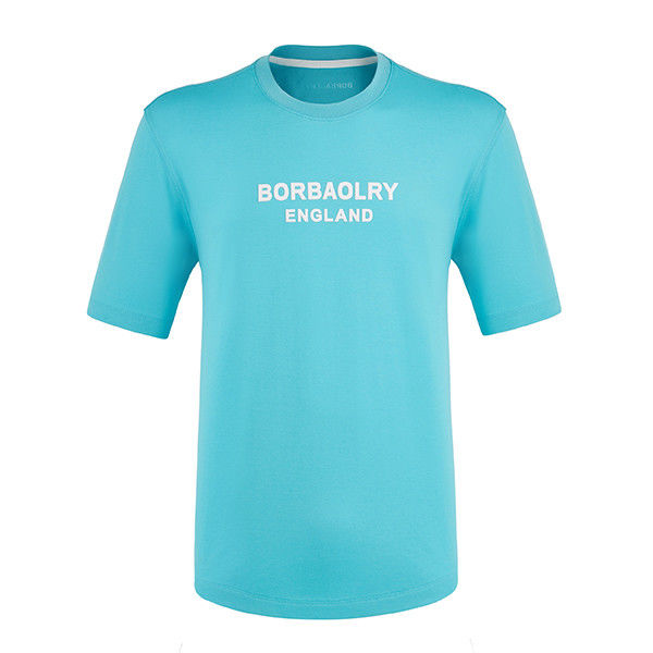 Sommer-Casual-T-Shirt mit rundem Hals für Männer mit Fit Design in 100% Baumwolle/95% 5% Spandex