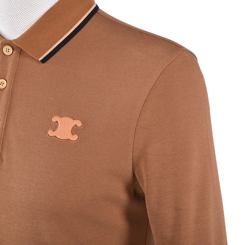 Spezielles Kragendesign Anti-Pilling einfache Farbe Polo-Shirt mit benutzerdefiniertem Logo und Stoff