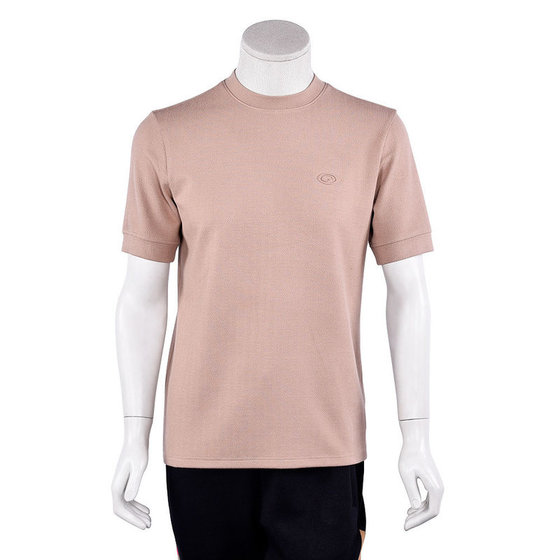 Custom Logo Label Design Leere T-Shirts schnell trocknend Atmungsanzugsfähige Anti-Falten für Männer
