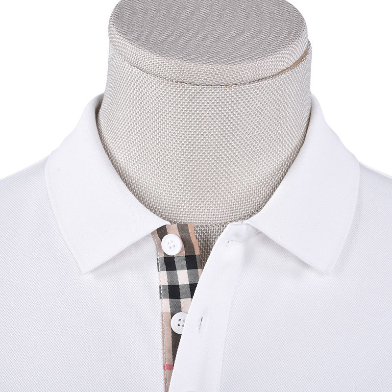 100% Baumwolle//95% 5%Spandex Polo Herren-Shirt mit kurzem Ärmeln mit individuell gesticktem Logo