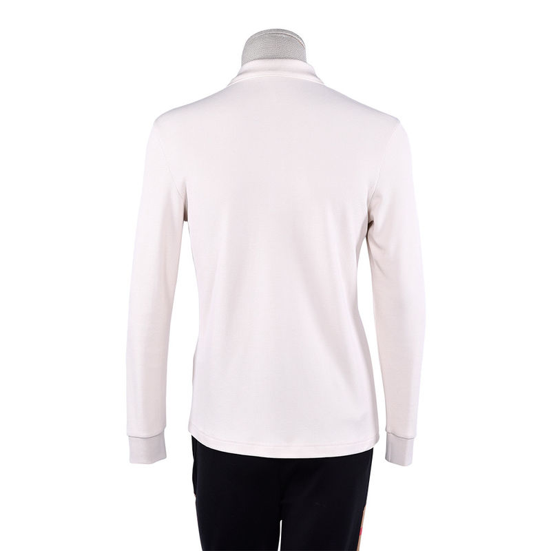 Baumwolle Langärme Männer Polo Shirt Atmung Herbst Farbblock Uniform mit Custom Logo