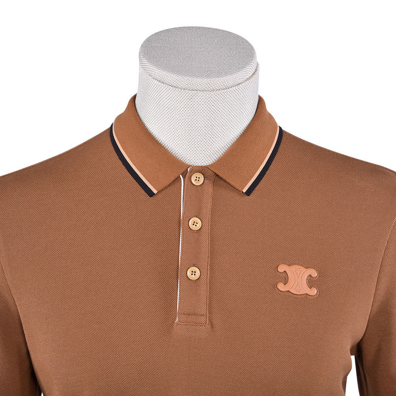 Atemberaubendes Baumwoll-Polo-T-Shirt für Männer Frühjahr Herbst Casual Sublimation Custom Design
