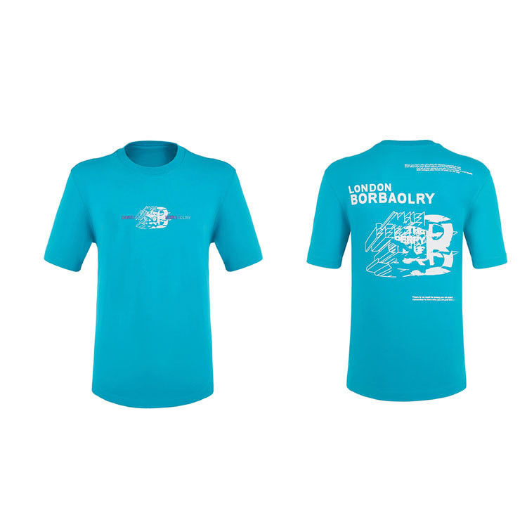 Bodybuilding einfaches T-Shirt 240 Gsm für alltägliche und Bürogekleidung