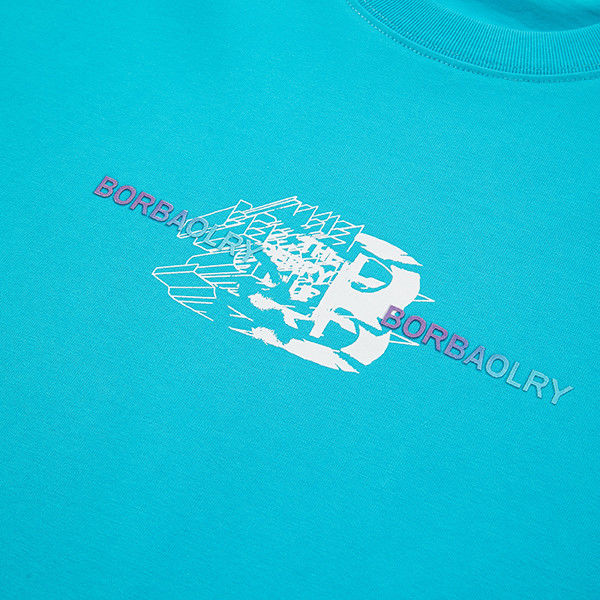 Bodybuilding einfaches T-Shirt 240 Gsm für alltägliche und Bürogekleidung