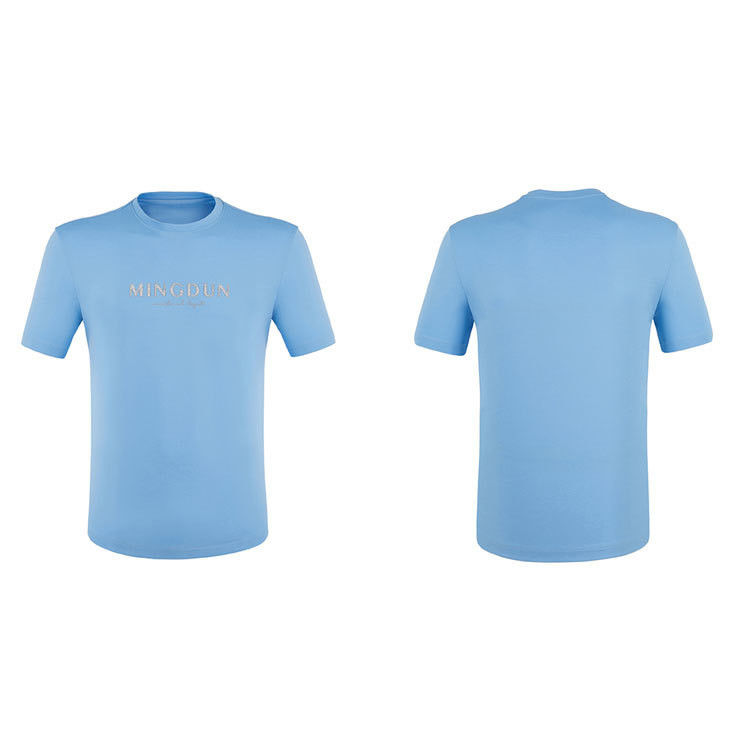 100% Baumwoll-T-Shirt mit kurzem Ärmeln für Männer mit 300 Gramm Schwergewicht und Custom Logo Design