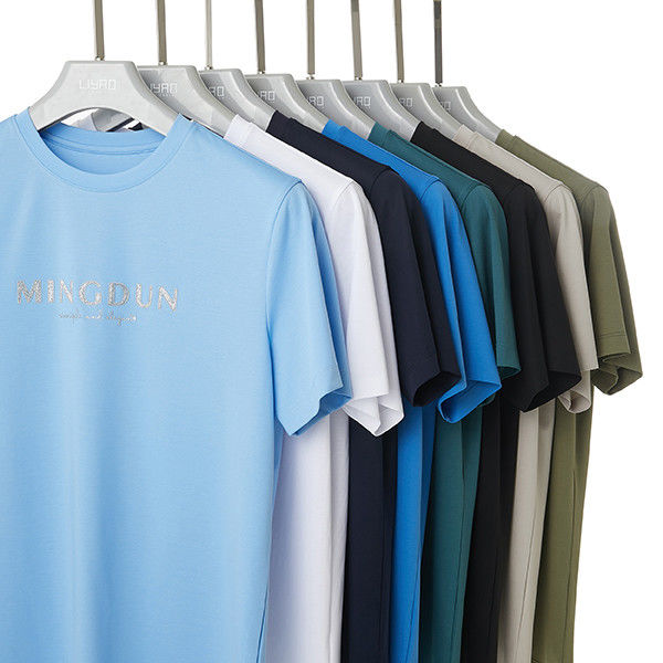 OEM ODM 100% Baumwolle T-Shirt mit kurzem Ärmel 300 Gsm mit individuellem Logo