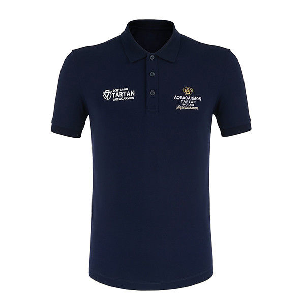 100% Baumwolle Hochpreis Komfortabel Custom Logo Polo Shirt Stoff 95% Polyester 5% Spandex