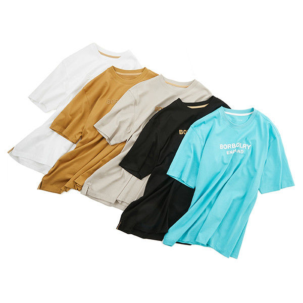 Alltägliche Büro-Casual-T-Shirts aus schwerer Baumwolle mit individuellem Logo und Farbe