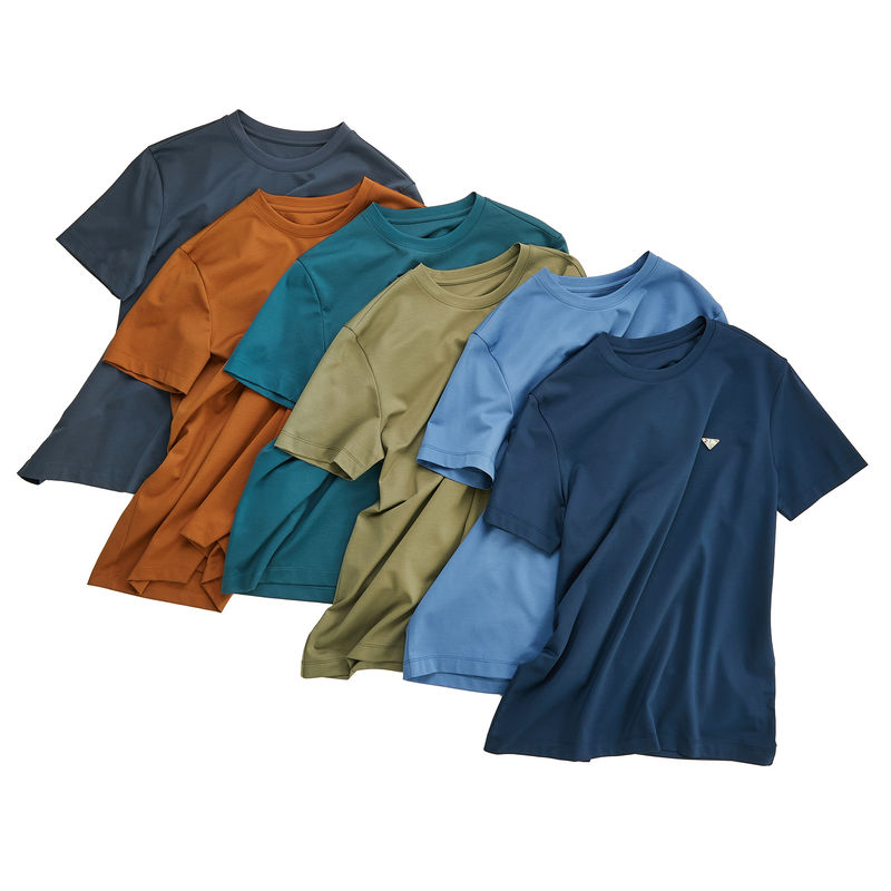 Anpassbares Logo Mann kurz T-Shirt 100% Baumwolle Polo Tee ohne Etikett O-Neck Classic Shirt