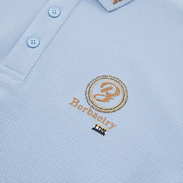 Custom Color Logo Grün Blau Sport Polo Shirt 2024 Neueste komfortable Stoff Gewicht 170-210Gramm