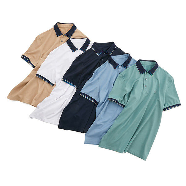 Knopf-Polo-Hemd-Shirt mit kurzem Ärmeln Baumwoll-Bronzorisierung Logo Wingllar Geschäftsleute
