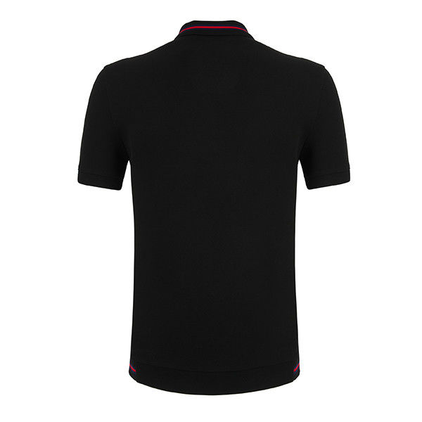 Kundenspezifisches Polo-Shirt für Männer mit kurzem Ärmel mit atmungsaktivem Stoff und gesticktem Logo
