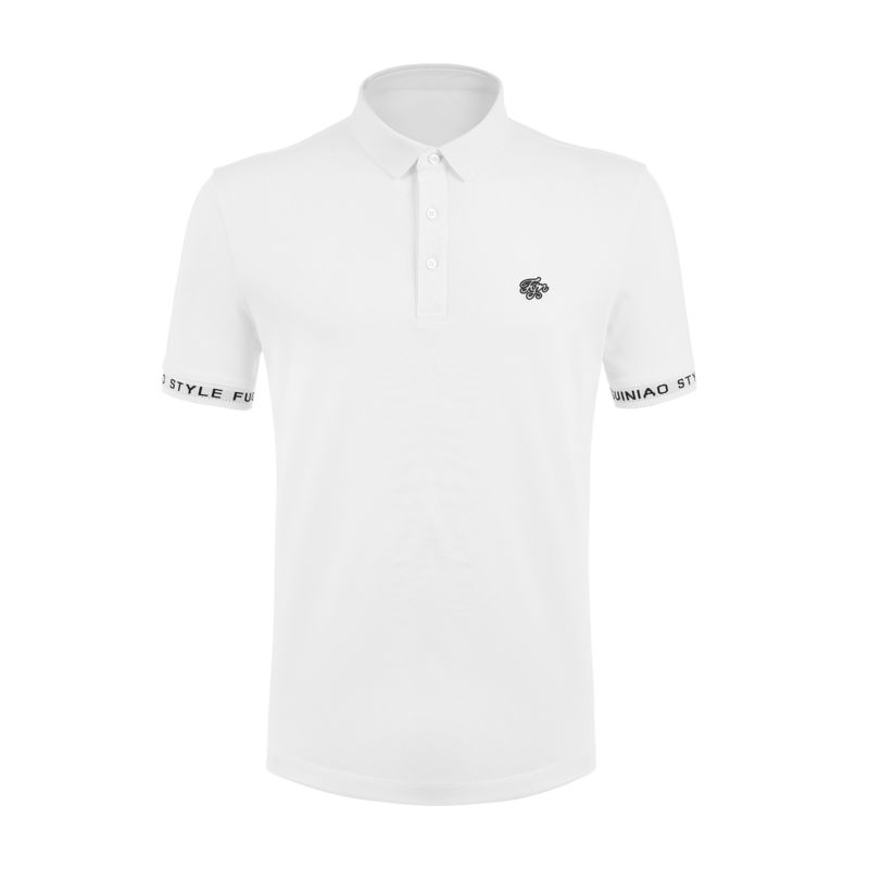Polo-Shirt-Logo, kundenspezifisch, kurzer Ärmel Schwarz-Weiß, kundenspezifisch Farb-Polo-T-Shirts Männer