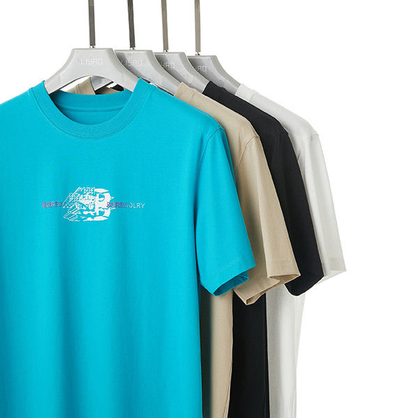 Individuelles Design 100% Baumwoll-T-Shirt mit O-Hals, kurzer Ärmel, atmungsaktiv,