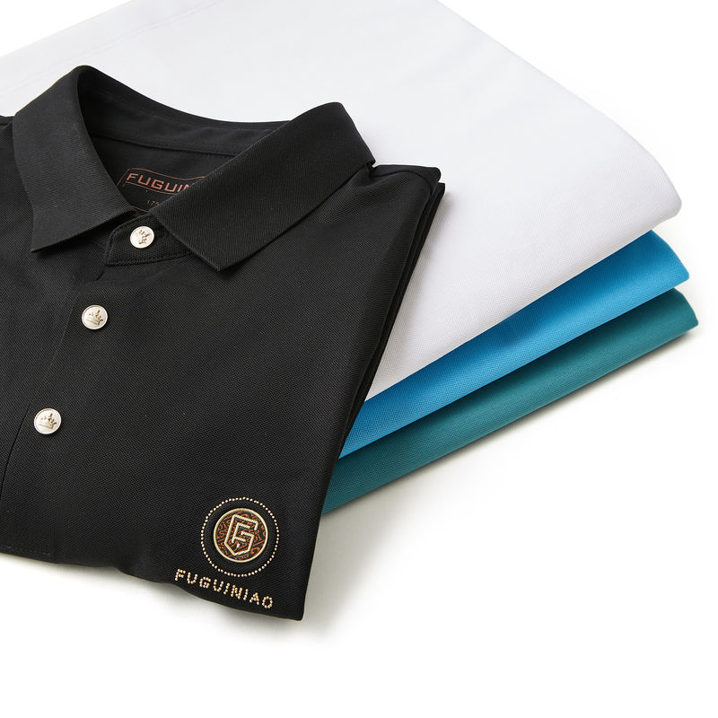 Herren-Polo-T-Shirt mit Luxus-Design und exquisiten Stickereien Schwergewichts-T-Shirt