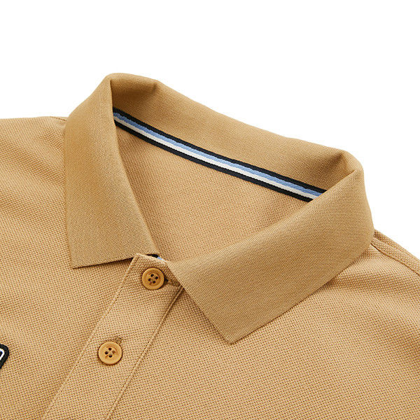 Poloshirt für Männer kurzer Ärmel 95% Polyester 5% Spandex Modetrend Pullover