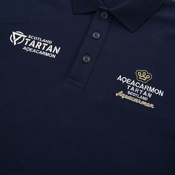 Poloshirts für Männer 95% Baumwolle 5% Spandex T-Shirt mit kurzem Ärmel Slim Fit
