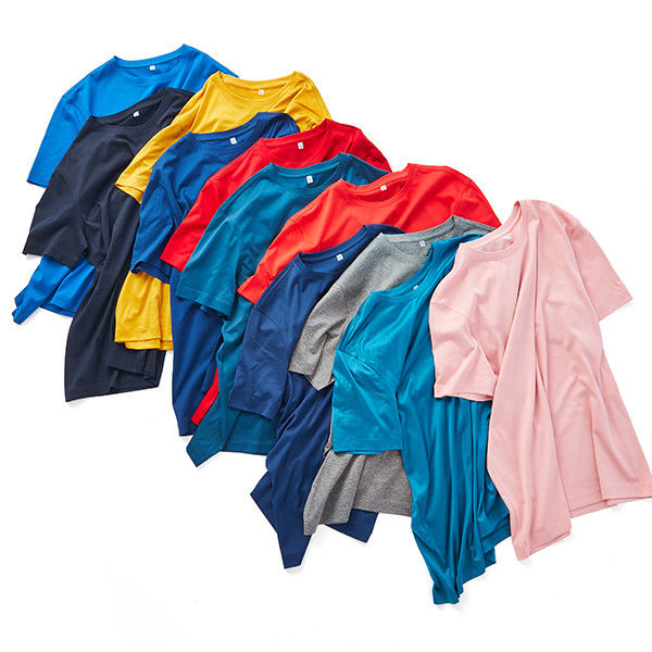 Farbe übergroße Stickerei Herren T-Shirt Homme Baumwolle mit Plain Style T-Shirt