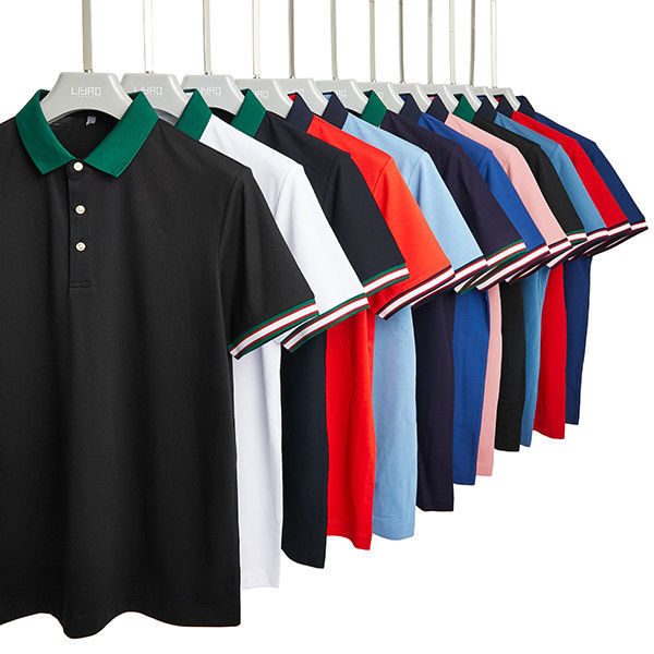 Männer-Polos mit kurzem Ärmeln mit individuellem Logo