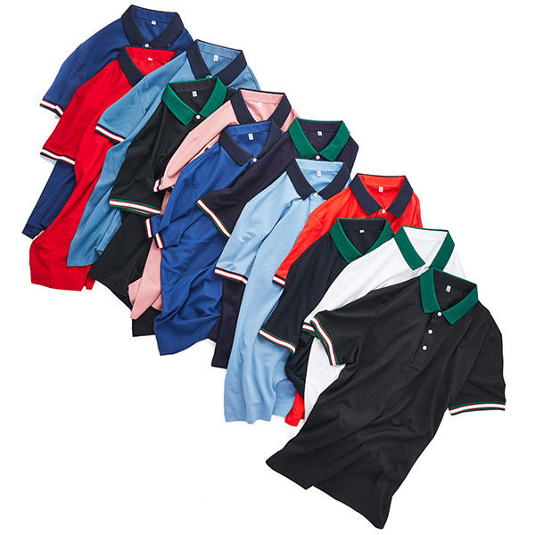 Männer-Polos mit kurzem Ärmeln mit individuellem Logo