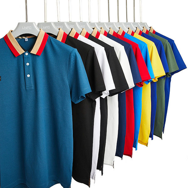 Unterstützung 7 Tage Musterbestellung Lieferzeit täglich Gelegenheitsbüro Trägt schnell trockenes Bio-Baumwoll-Polo-Shirt