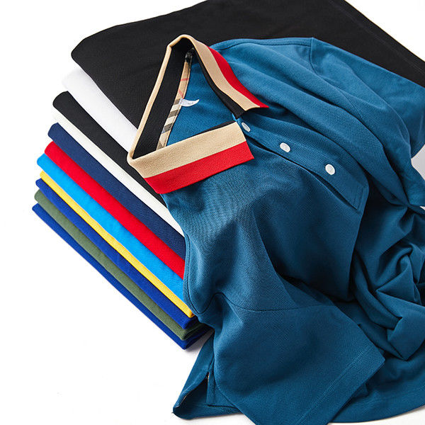 Unterstützung 7 Tage Musterbestellung Lieferzeit täglich Gelegenheitsbüro Trägt schnell trockenes Bio-Baumwoll-Polo-Shirt