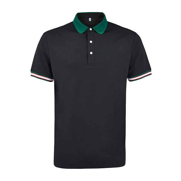 Herren Polo Shirt Kurzärme Pique Stricked Stock OEM ODM im Frühling Baumwolle Männlich