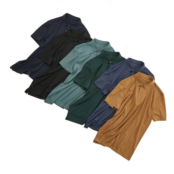 Herren Polo Shirt mit schnell trocknen Anti-Pilling Custom Logo Baumwolle Stoff nahtloses Design