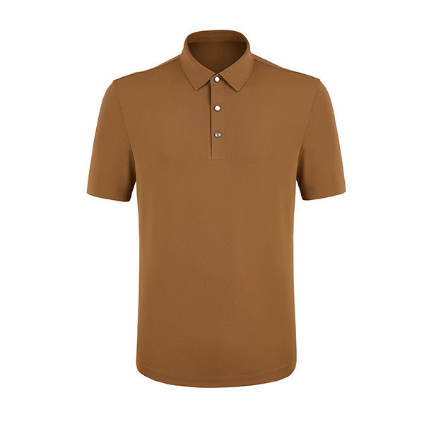 Herren Polo Shirt mit schnell trocknen Anti-Pilling Custom Logo Baumwolle Stoff nahtloses Design