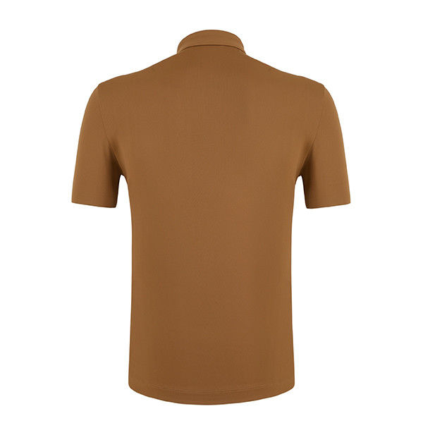 Herren Polo Shirt mit schnell trocknen Anti-Pilling Custom Logo Baumwolle Stoff nahtloses Design