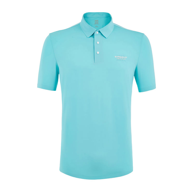 Männliche atmungsaktive Poloshirts Formal T-Shirt mit übergroßem nahtlosem Design