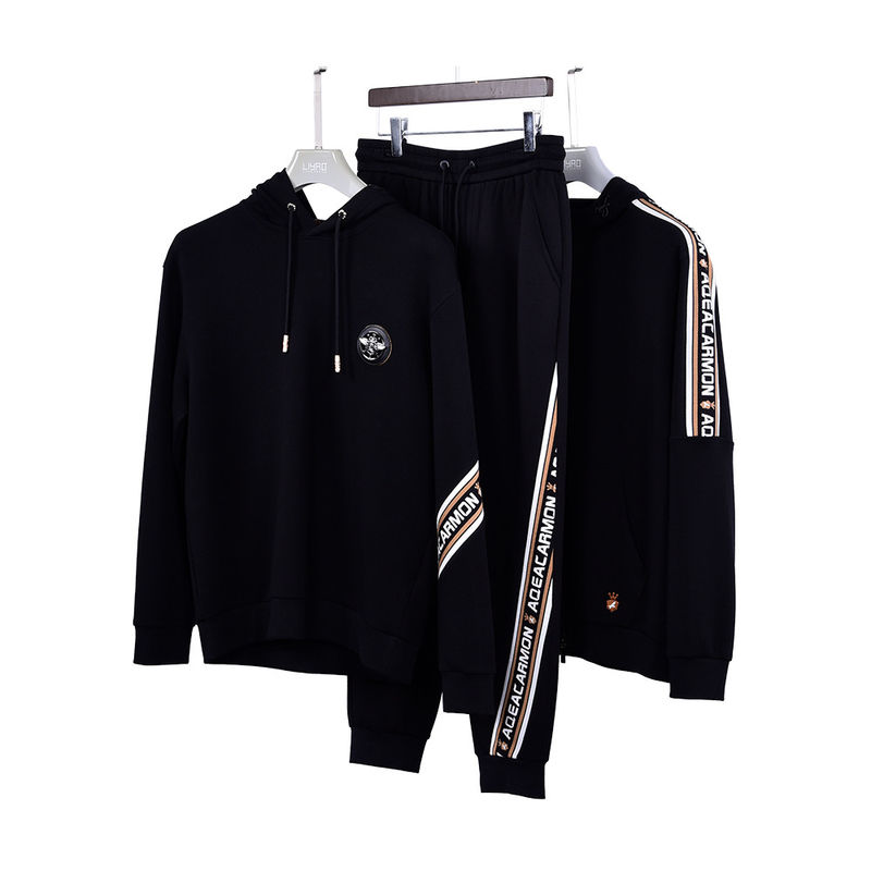 Anpassung Farbe Plus Größe Winddicht Männer Hoodie Set für Custom Logo Design Sportbekleidung