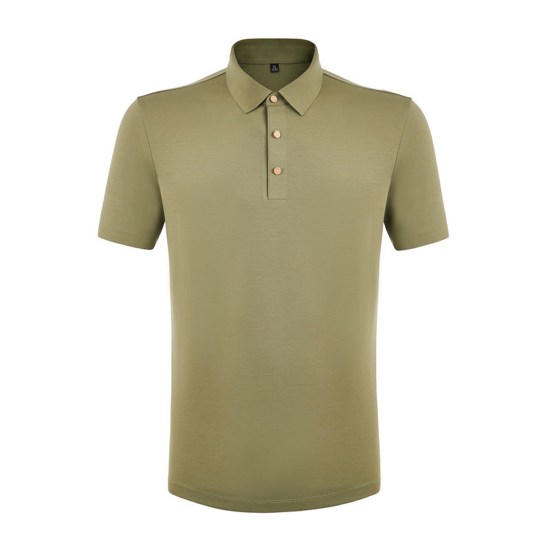 Sommer Herbst übliche Polo-Shirts mit Logo Schlichtes Polo-Shirt mit kurzem Ärmel für Männer