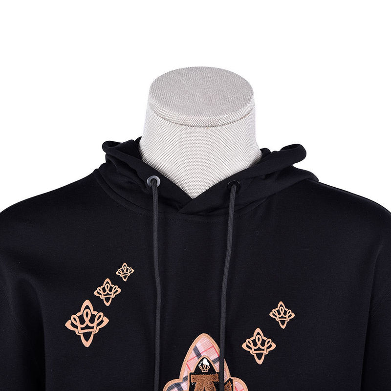Jogging Baumwolle Herren Hoodie Schweiß Wicking Custom Muster Logo 450Gsm Für Sport