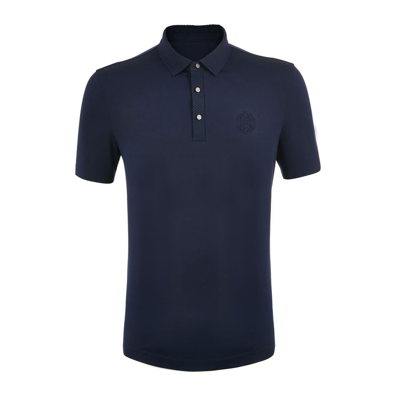 Customized Color Logo Polo Spandex Nylon Männer T-Shirt nahtlos für OEM ODM Muster