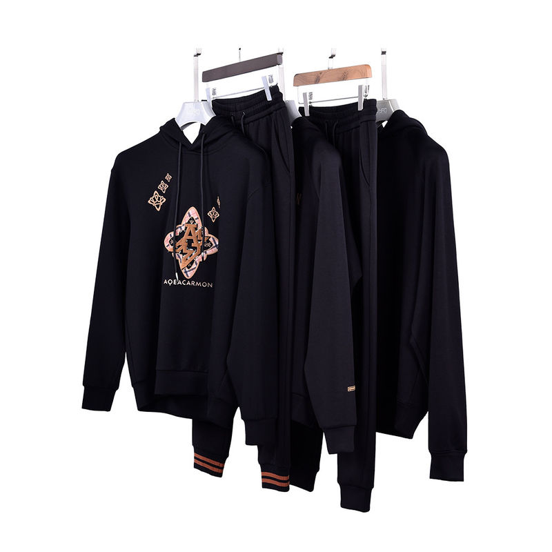 Jogging Baumwolle Herren Hoodie Schweiß Wicking Custom Muster Logo 450Gsm Für Sport