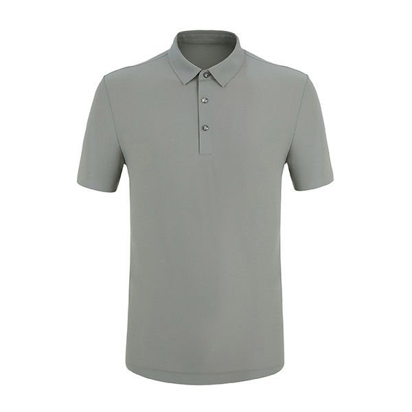 Anpassung für Männer Polo nahtloses Kompressions-T-Shirt Baumwolle 170-210 Gramm Anpassung Farben