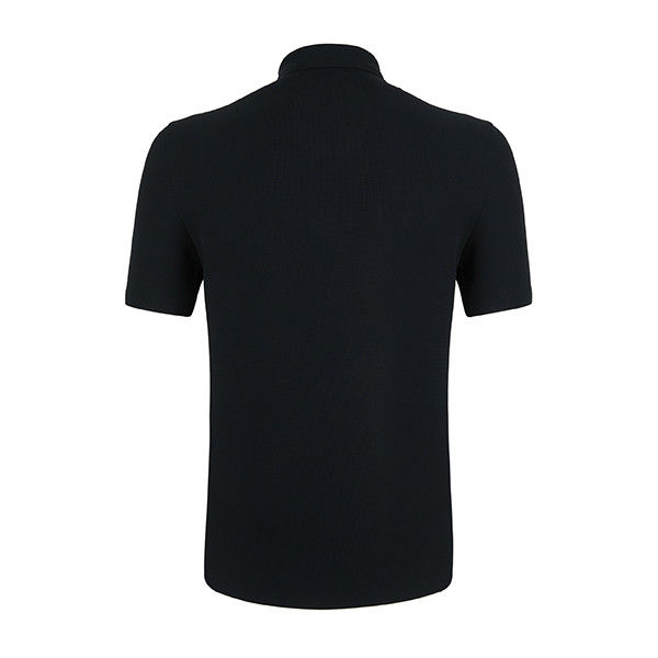 Strickgewebe Poloshirt gegen Falten für Männer mit benutzerdefinierter Farbe und überdimensionalem Design