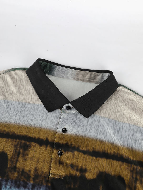 Baumwollmischung Kinder Polo-Shirts Atmung in verschiedenen Farben und lustigen Drucken