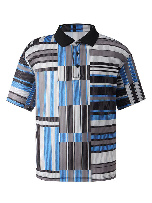 Kurzärmelige Baumwollkinder Polohemden helle Farben für Sport Tennis