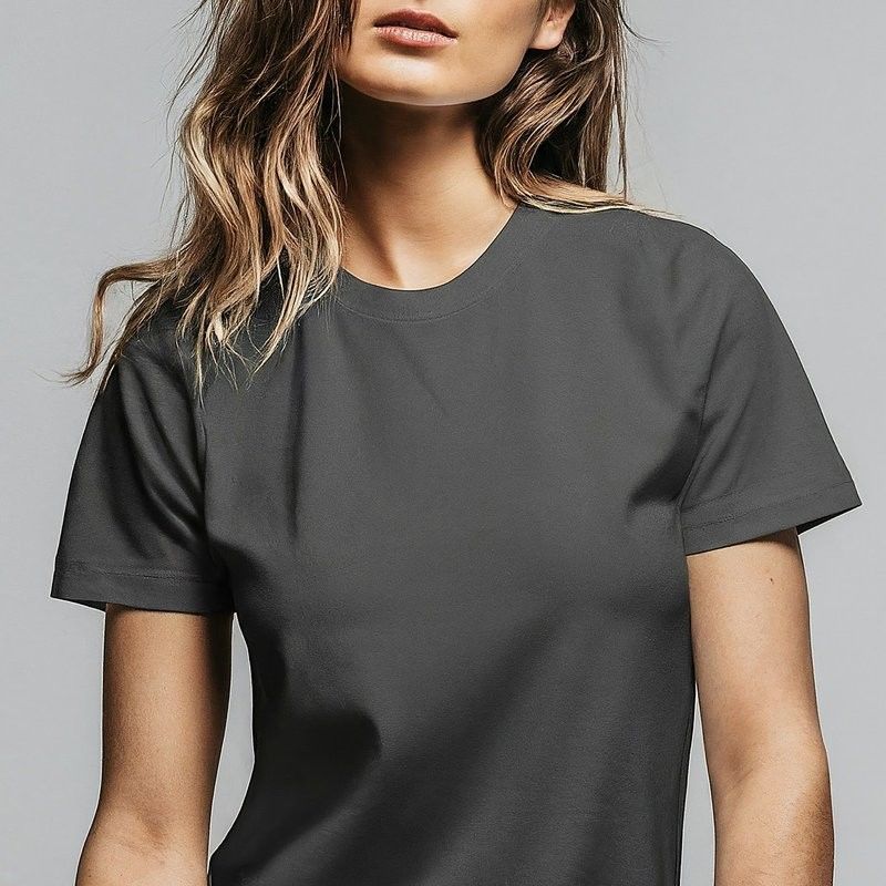 Sport Custom Damen T-Shirts gestickt 260 Gsm für den täglichen Casual