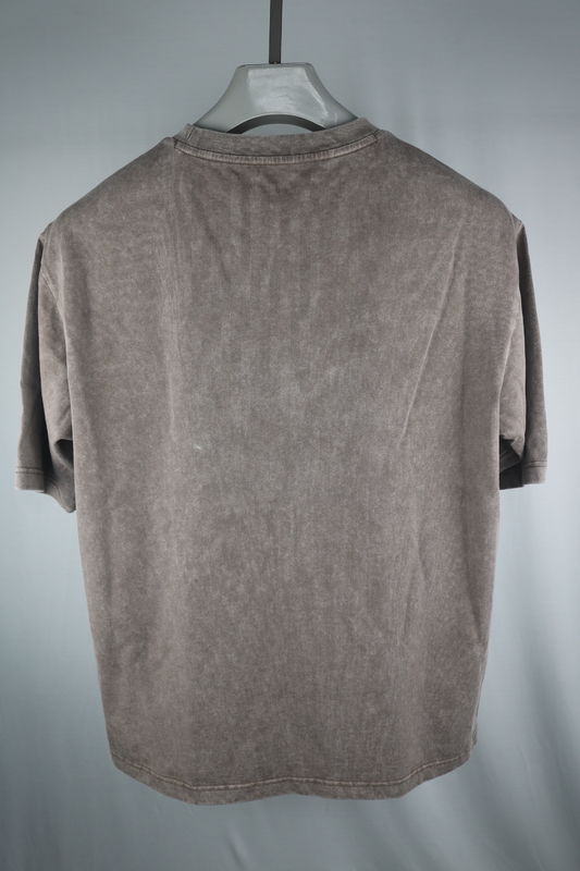 Casual Acid Wash für Männer 100% Baumwoll-T-Shirts Schwergewicht 230 260gsm Übergröße