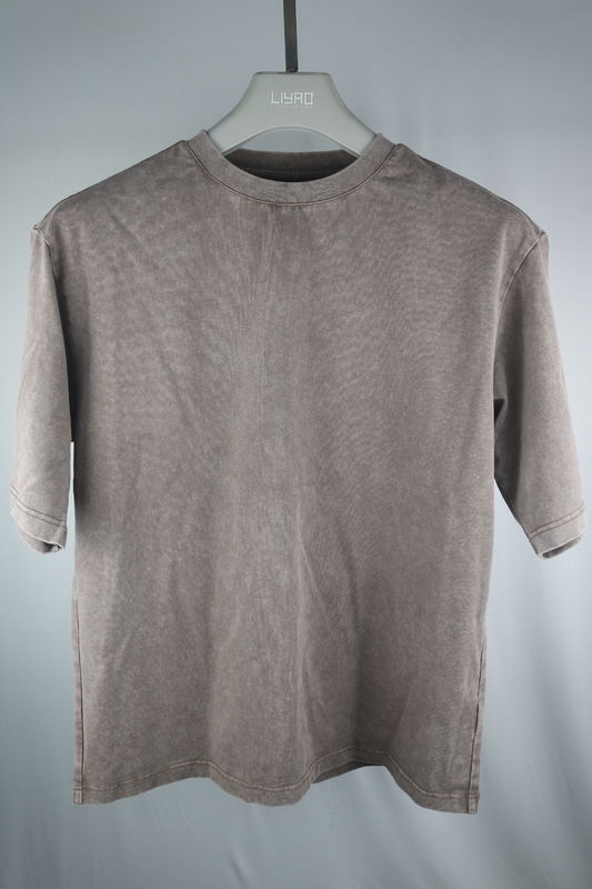 Casual Acid Wash für Männer 100% Baumwoll-T-Shirts Schwergewicht 230 260gsm Übergröße