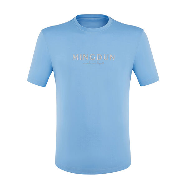 170-210 Gramm Hohe Elastizität Personalisierte Normal Größenordentliche einfache T-Shirt mit Logo