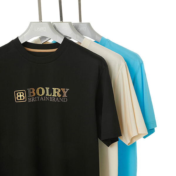 Hochleistungs-T-Shirts Großhandel Anti-Falten Schwergewicht Individuelles T-Shirt 300 g/m²