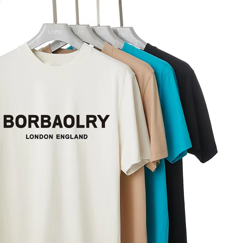 Großhandel kundenspezifisches T-Shirt für Herren, 170-210 Gramm, hohe Elastizität, gute Qualität, personalisiert mit Logo