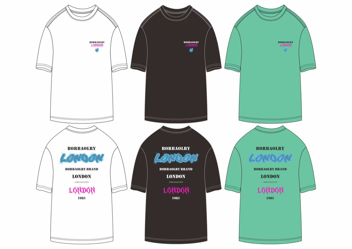 Wettbewerbsfähiger Preis, individuelles Logo, schweres, übergroßes O-Neck-T-Shirt aus 100 % Baumwolle für Herren